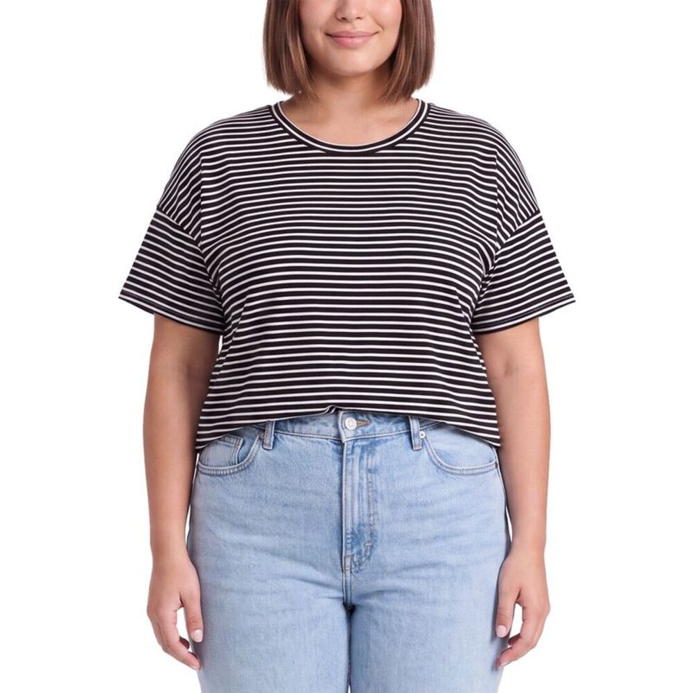 Eileen Fisher Womens  Crewneck Box Top